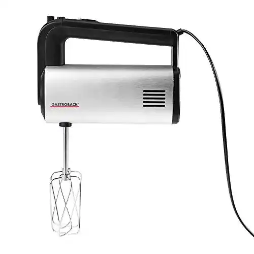 Gastroback Handmixer 500 Watt mit 5 Geschwindigkeitsstufen und Turbo-Funktion