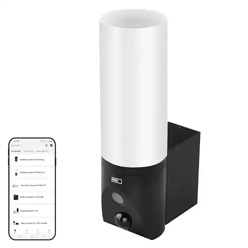 Außenleuchte mit Kamera und WLAN-Funktion von EMOS GoSmart