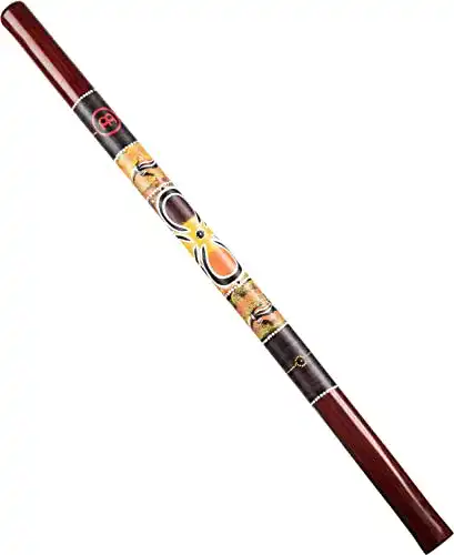 Didgeridoo Meinl Percussion Holz in Rot – Traditionelles Blasinstrument