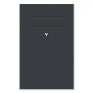 Unterputz Briefkasten Z-E-D Edelstahl RAL 7016