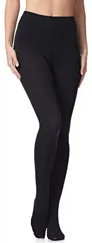 Thermo-Strumpfhose Merry Style Damen gefüttert, Extra Warm, Schwarz, 38-40