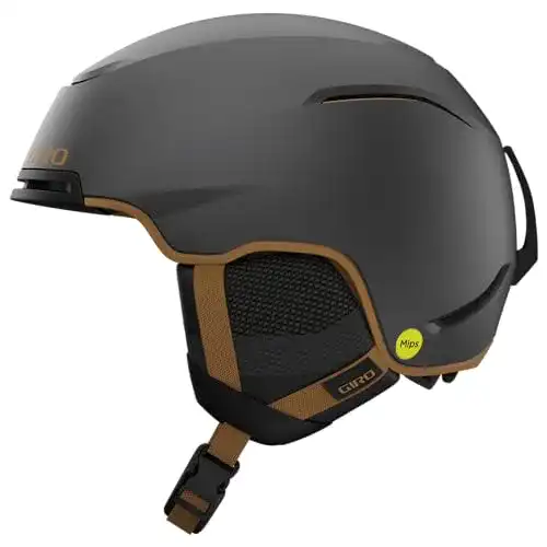 Giro Skihelm Jackson MIPS in Metallic Coal/Tan Größe M