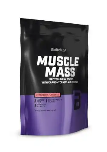 BiotechUSA Muscle Mass Proteinpulver mit Kreatin und Glutaminpeptiden