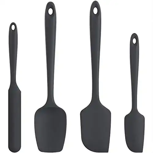 Silikon Spatel und Teigschaber Set, 4-teilig, hitzebeständig bis 315°C