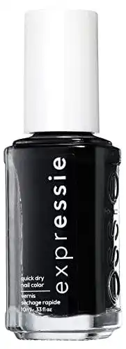 Schwarzer essie Schnelltrocknender Nagellack „expressie“ Nr. 380
