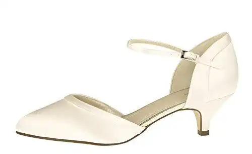 Hochzeitsschuhe Rainbow Club Brautschuhe Brianna in Ivory Satin – Größe 40 EU