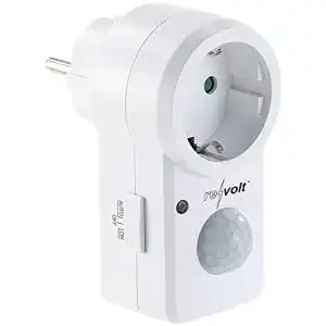 Bewegungsmelder Steckdose mit PIR-Sensor von Revolt