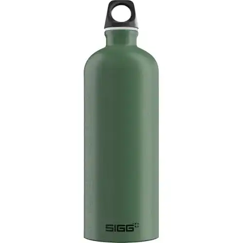 SIGG Trinkflasche 1 Liter Aluminium Traveller Leaf Green