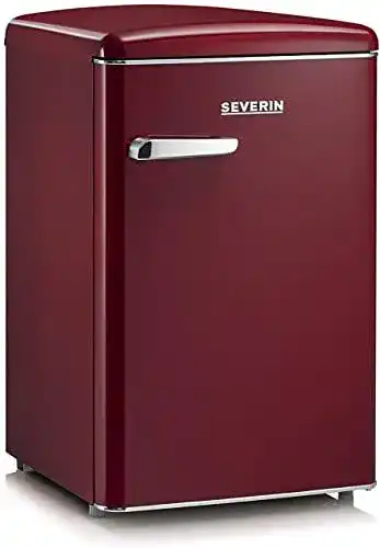 Kleiner Kühlschrank mit Gefrierfach von Severin im Retro-Design