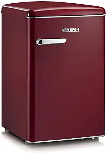 Kleiner Kühlschrank mit Gefrierfach von Severin im Retro-Design
