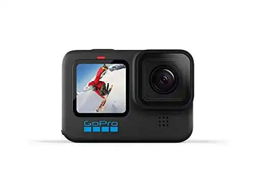 Outdoor-Kamera GoPro HERO10 Schwarz wasserdicht mit Front-LCD