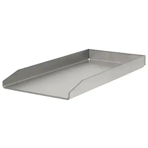 Edelstahl Grillplatte BBQ-Toro 26 x 43,4 cm für Gas- und Holzkohlegrills
