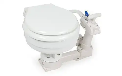 Bordtoilette Wellenshop mit Handpumpe für Boote und Yachten