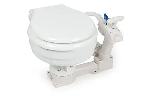 Bordtoilette Wellenshop mit Handpumpe für Boote und Yachten