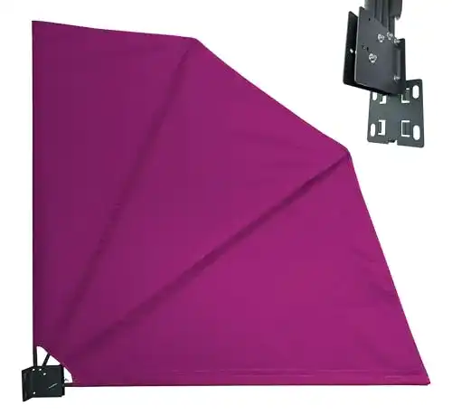 Balkonfächer Quick Star Sichtschutz 140 x 140 cm mit Easy Mount