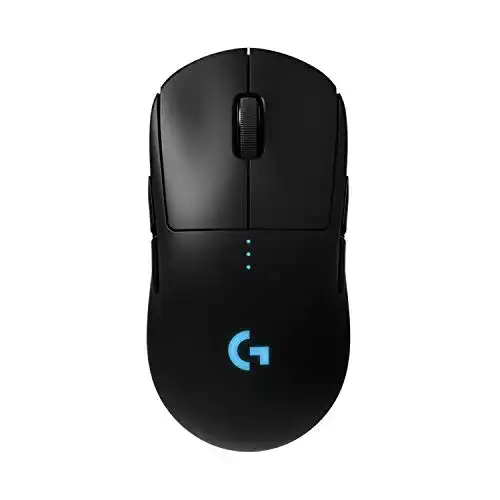 Logitech G PRO Wireless Gaming-Maus mit HERO 25K DPI Sensor und RGB-Beleuchtung