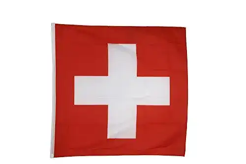 Flagge Schweiz 30 x 30 cm – Hochwertige Fahne für Innen und Außen