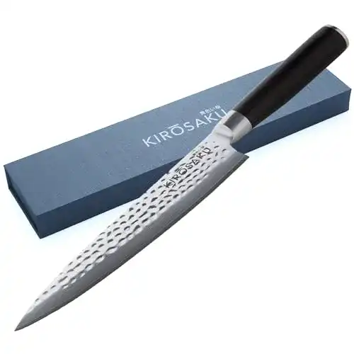 Damastmesser Kirosaku Küchenmesser mit 20 cm Klinge aus Japan