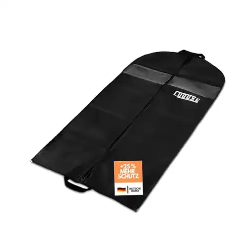 Luguxe Kleidersack Anzugtasche Schwarz 120×60 cm