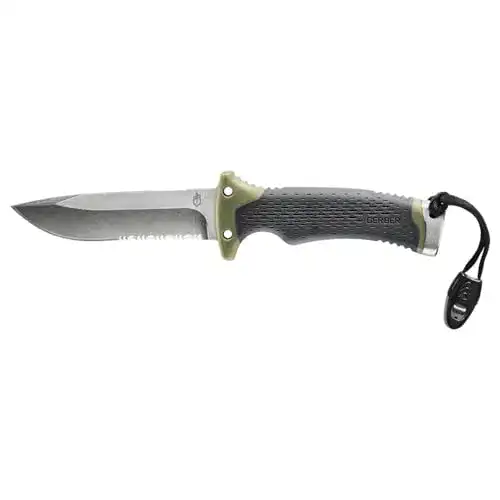 Outdoormesser Gerber Ultimate Survival mit Teilwellenschliff
