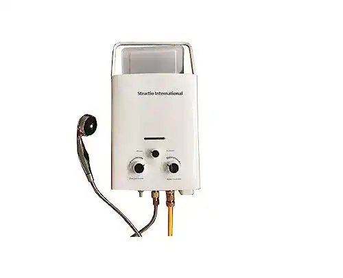 Gasdurchlauferhitzer von Structio International für Warmwasserbedarf