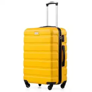 Coolife Koffer 65 cm – Mittelgroßer Hartschalen-Trolley für Reisen