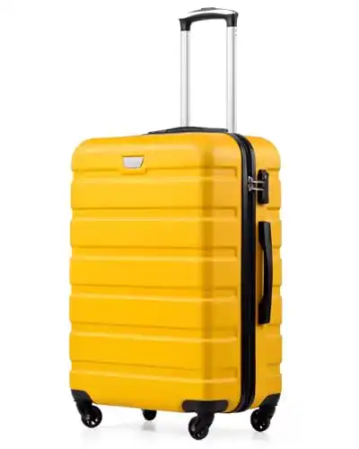 Coolife Koffer 65 cm – Mittelgroßer Hartschalen-Trolley für Reisen
