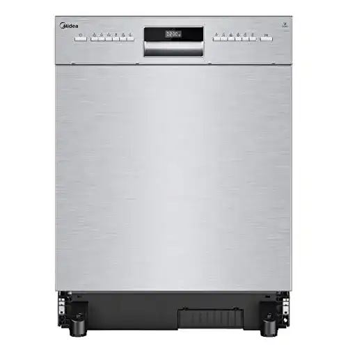 Midea Geschirrspüler Unterbau MDWEU1435XSS-W, 14 Maßgedecke, 60 cm