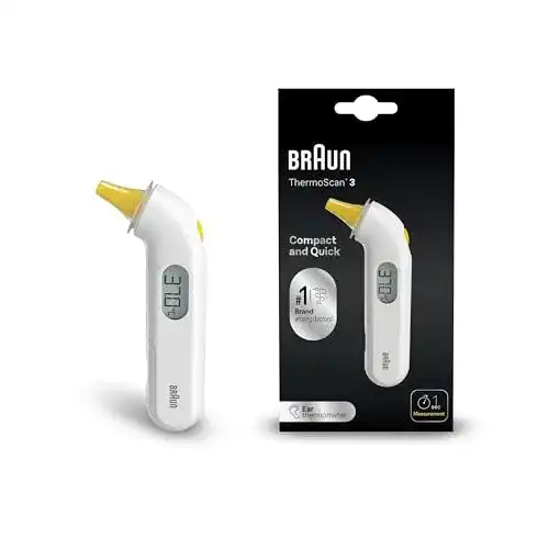 Ohrthermometer Braun ThermoScan 3 mit 1-Sekunden-Messung