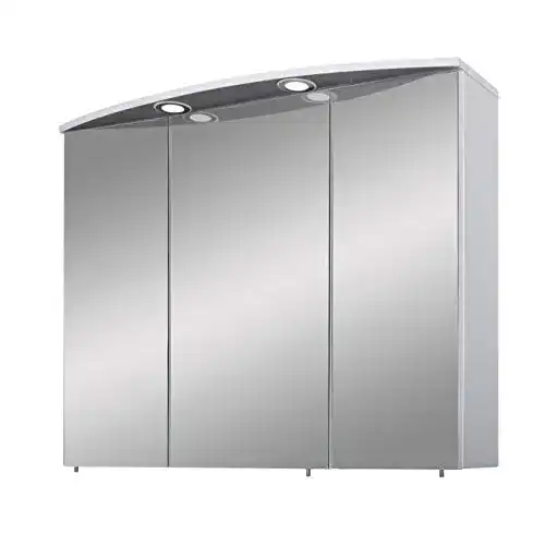 Bad Spiegelschrank mit Beleuchtung von Schildmeyer, Modell Verona LED, 90 cm