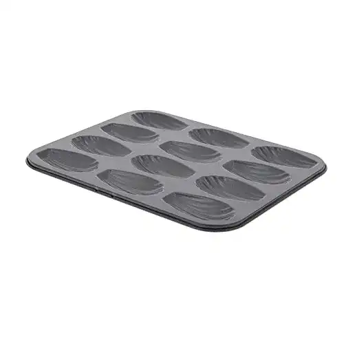 Madeleine-Backform De Buyer 4710.12 in Grau, 25 x 20,8 cm