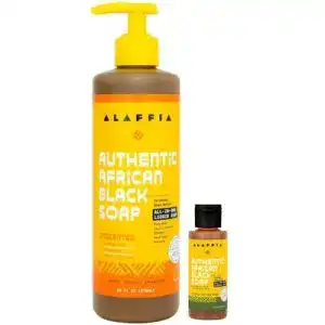 Alaffia Authentic African Black Soap ohne Duft für empfindliche Haut