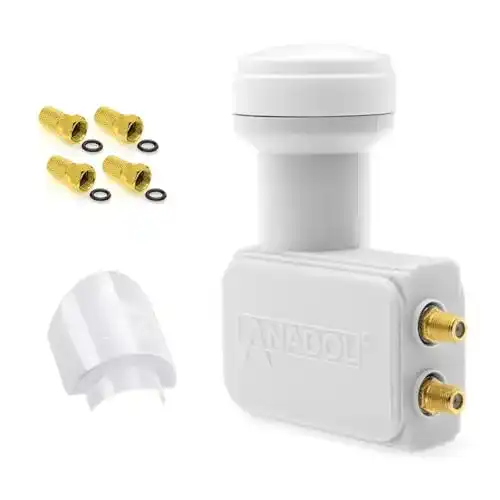 Anadol GoldLine Digital Twin LNB 0,1dB für Satellitenempfang