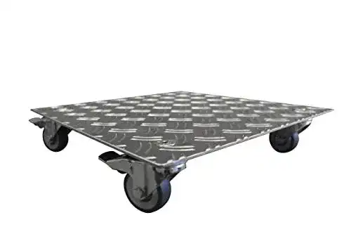 Pflanzenroller Alu Riffelblech von Schlögel GmbH mit Tragfähigkeit bis 200 kg