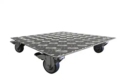 Pflanzenroller Alu Riffelblech von Schlögel GmbH mit Tragfähigkeit bis 200 kg