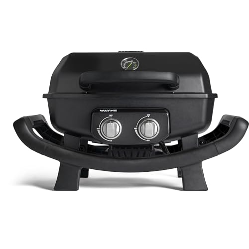 Balkon Gasgrill Burnhard 2-Brenner Wayne 4,4 kW mit Gusseisenrost