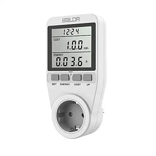 Strommessgerät BALDR mit LCD-Anzeige und 3680W Leistung