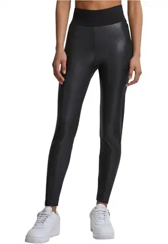 Leder-Leggings von Urban Classics für Damen in Schwarz