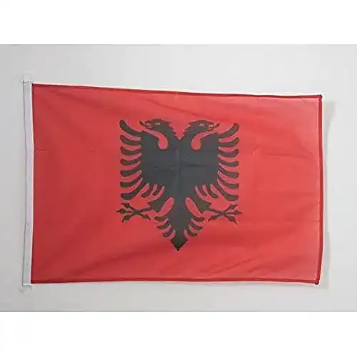 Albanien Flagge 90×60 cm für außen und innen