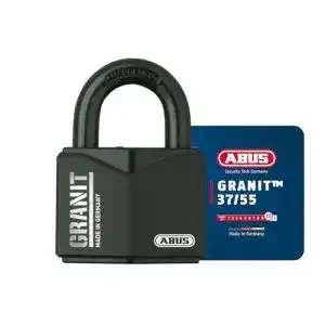 ABUS Granit Vorhängeschloss 37/55 für hohe Sicherheit im Freien