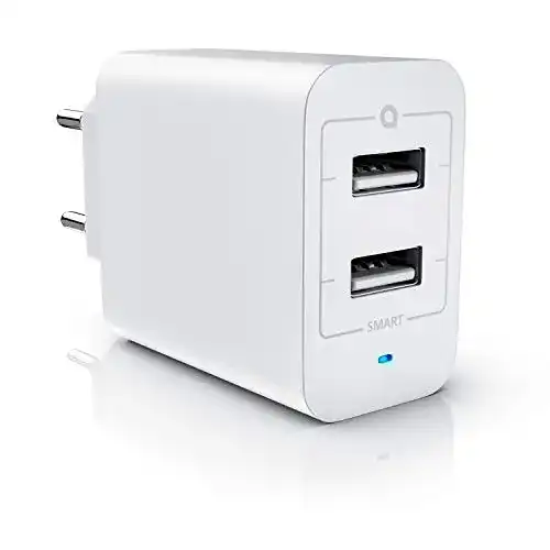 USB Schnellladegerät von CSL-Computer für zwei Geräte