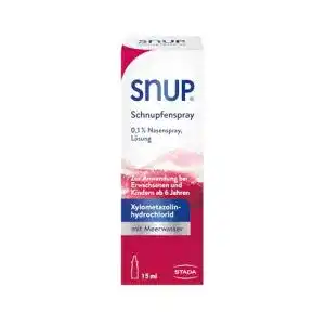 Meerwasser-Nasenspray Snup Schnupfenspray 0,1% für klare Atemwege