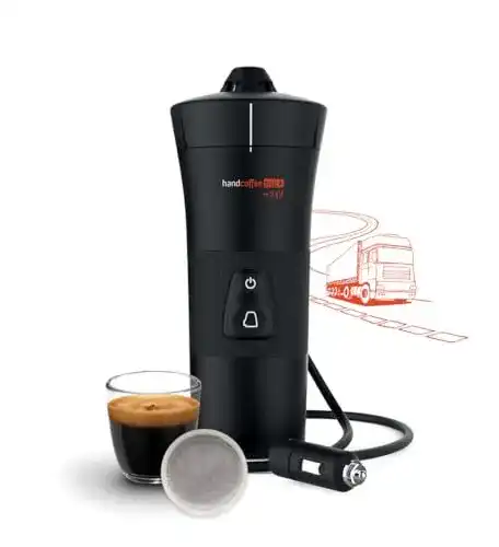 Lkw-Kaffeemaschine Handpresso Handcoffee Truck 21010 für Senseo-Pads