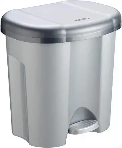 Mülltrenner Rotho Duo Mülleimer 2x 10 Liter für praktische Mülltrennung