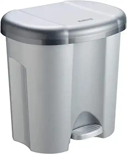 Mülltrenner Rotho Duo Mülleimer 2x 10 Liter für praktische Mülltrennung