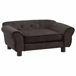 Hundesofa vidaXL Braun 72x45x30cm Plüsch für Haustiere