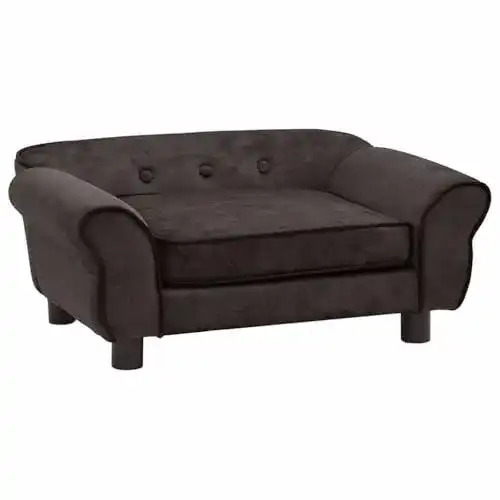 Hundesofa vidaXL Braun 72x45x30cm Plüsch für Haustiere