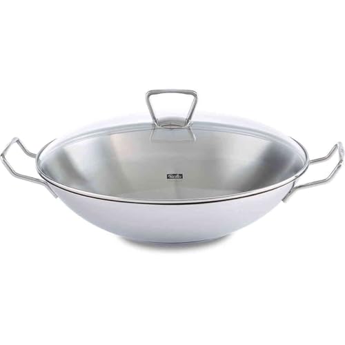 Fissler Kunming Wok aus Edelstahl (36 cm) für die asiatische Küche