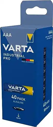 Varta AAA-Batterien 40 Stück Industrial Pro Alkaline