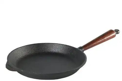 Skeppshult Bratpfanne mit Holzgriff aus Gusseisen